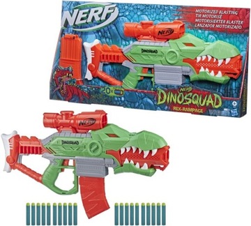 NERF DINOSQUAD WYRZUTNIA REX-RAMPAGE + STRZAŁKI