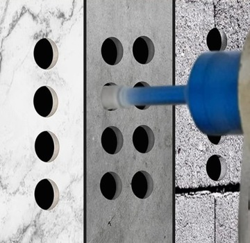 НАБОР АЛМАЗНЫХ КОРОНОЧНЫХ ПИЛОВ, СВЕРЛА ДЛЯ ПЛИТКИ M14 6-68MM 11 ЭЛЕМЕНТОВ.