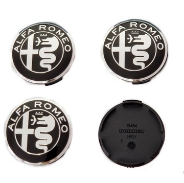 ALFA ROMEO DEKIELKI KAPSLE DO ALUFELG BORBET 56mm