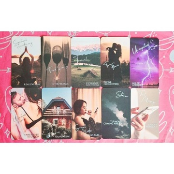 Карты колоды Мистического Любовного Оракула