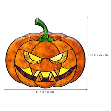 ДВЕРНАЯ ВЕШАЛКА «ХЭЛЛОУИН ТЫКВА» АКРИЛОВЫЙ КУЛОН БОЛЬШОЙ НОМЕР ДОМА