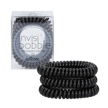 INVISIBOBBLE_The Traceless Hair Ring gumki do włosów True Black 3szt.