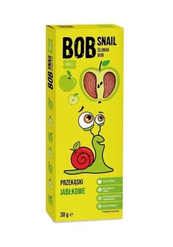 Przekąska Jabłkowa Bez Dodatku Cukru Bezglutenowa 30 G - Bob Snail