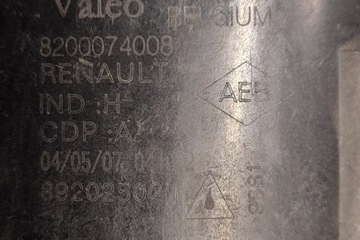 HALOGEN PRAVÝ PŘEDNÍ RENAULT LAGUNA II (BG0/1_) 89210094 2.0L GASOLINE