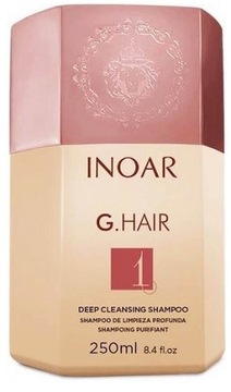 Inoar G.Hair 1 Deep Cleansing Szampon 250 ml OCZYSZCZAJĄCY przed keratyną