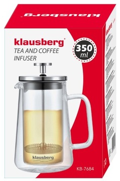 ТЕРМОПОРШЕНЬ ДЛЯ КОФЕ/ЧАЯ 350мл KLAUSBERG KB-7684