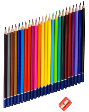 Треугольные карандаши-мелки 24 цвета ASTRA