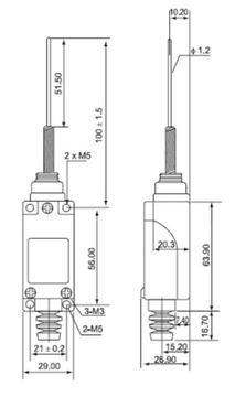 Концевой выключатель TZ-8169