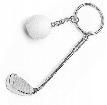 BRELOK GOLF GOLFISTY SPORTOWY KIJ GOLFOWY I PIŁKA