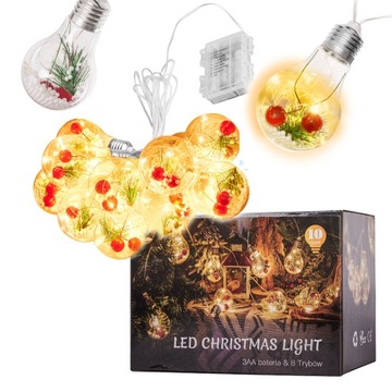 Lampki LED kurtyna kule z dekoracją 3m 50LED