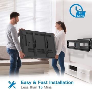PERLESMITH PSMFK10 Крепление для телевизора диагональю до 55 дюймов с HDMI ПОЛНЫЙ КОМПЛЕКТ ДЛЯ СБОРКИ.