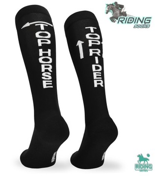 Черные гольфы для верховой езды TOP RIDER 35-38