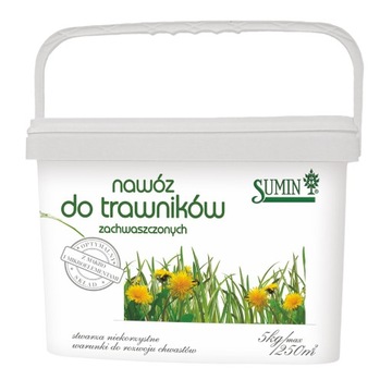 Sumin nawóz do trawników zachwaszczonych 5 kg gran