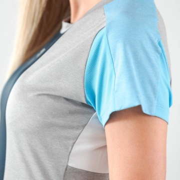 Платье головное женское - серый/темно-синий L