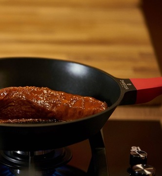 ZWIEGER ОБСИДИАНОВАЯ СКОВОРОДА 24 СМ ИНДУКЦИОННАЯ + КРЫШКА