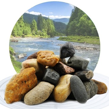 РЕЧНЫЕ МЕШКИ ДЛЯ ГРАВИЯ 25 КГ МИКС бело-коричневый 500 КГ