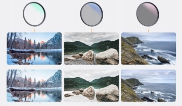 Набор фильтров 4в1 NANO-K UV CPL ND4 K&F 49мм 49