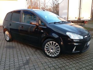 Ford C-MAX I 1.8 Duratec 125KM 2008 Ford C-MAX 1.8 PROSTA benzyna KLIMATRONIK kolor NAVI piekny czarny 1.8, zdjęcie 27