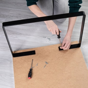 Металлические ножки под журнальным столиком | 50x40 Белый