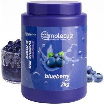Molecula - KULKI do BUBBLE TEA - 2kg - MOLEKULARNY KAWIOR - JAGODA