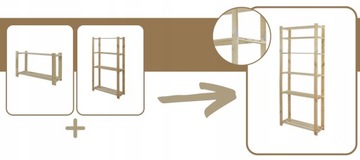 Шкаф офисный Б-24 170х80х38 полка деревянная