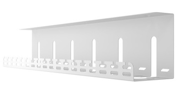 Organizer kabli pod blat podbiurkowy 60 cm czarny StalFlex