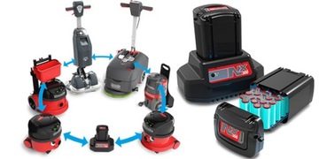 Аккумуляторная чистящая машина Numatic NUC244NX, поломоечная машина АККУМУЛЯТОРНАЯ БАТАРЕЯ