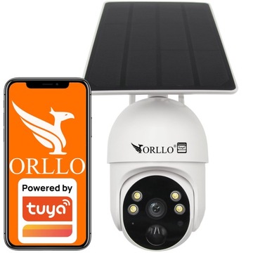 Kamera Bezprzewodowa Zewnętrzna WIFI Obrotowa Panel Solarny ORLLO TZ1 PRO