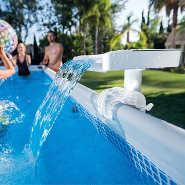 Светодиодный водопад INTEX Pool с разноцветной подсветкой