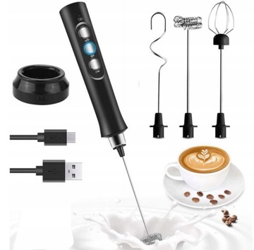 ЭЛЕКТРИЧЕСКИЙ Вспениватель молока, кофемолка, миксер