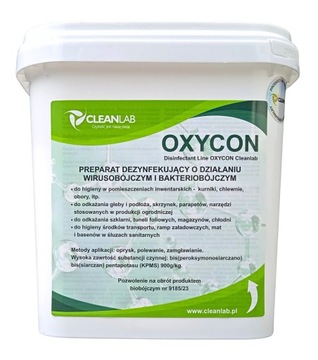 OXYCON 5kg preparat dezynfekujący wiruso i bakteriobójczy