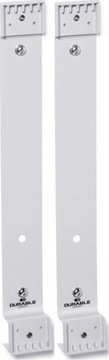 UCHWYT ŚCIENNY STALOWY DO 5 PANELI INFORMACYJNYCH A4 Durable 40x322x30mm x2