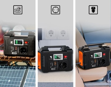 Power Bank с солнечной панелью Flashfish E200 40800 мАч 200 Вт СОЛНЕЧНАЯ ПАНЕЛЬ 100 Вт