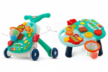 PUSH WALKER УЧЕБНЫЙ СТОЛИК 2В1 ЗЕЛЕНЫЙ