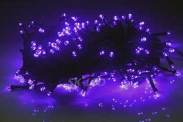 Рождественские елочные светильники 300 светодиодов ФИОЛЕТОВЫЕ IP44 НАРУЖНЫЕ