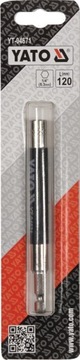 МАГНИТНЫЙ ДЕРЖАТЕЛЬ ШЕСТИГРАННЫХ БИТ YATO 1/4 x 120 мм