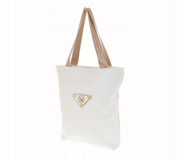 Laura Biaggi - torebka shopper biały mat KB168