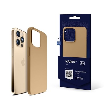 Etui na iPhone 14 Pro Max - 3mk HARDY Case Gold
