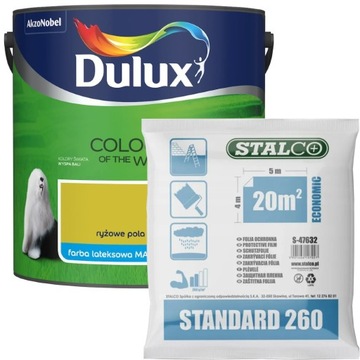 Dulux Kolory Świata Farba Ryżowe Pola 2,5L +GRATIS