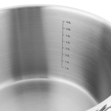 Набор кастрюль сталь 18/10 Florina, 8 шт, индукция