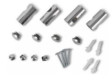 Кухонный штанга Edenberg, полка металлическая хром, 16 шт.