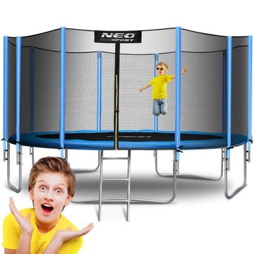 TRAMPOLINA OGRODOWA 465cm 15ft NEOSPORT model 2024