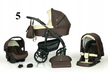 ДЕТСКАЯ КОЛЯСКА VERDI MAX PLUS 3В1 + АКСЕССУАРЫ