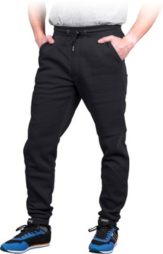 Spodnie dresowe do pasa 260 g/m² JOGGER rozm. 3XL CZARNE