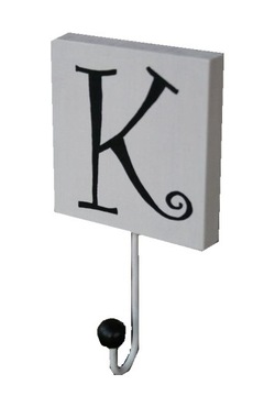 Деревянная вешалка с крючком LETTER Gift