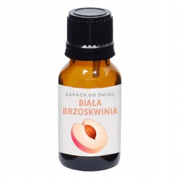Zapach do świec wosku olejek 10ml BIAŁA BRZOSKWINIA
