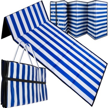 Mata Plażowa na Plaże Kamieniste Gruba Duża XXL Koc Plażowy Składana 190cm