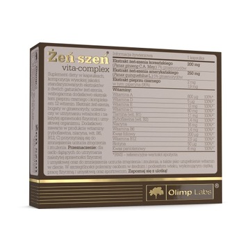 OLIMP ZESTAW ŻEŃ-SZEŃ + TESTOMAG LIBIDO POTENCJA