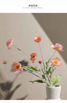 5 симуляций цветов мака в европейском стиле