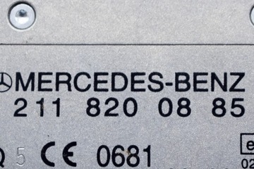 MERCEDES-BENZ CLK CABRIO A209 ZESILOVAČ ANTÉNY BLUETOOTH A2118200885 2008